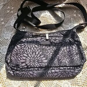 Baggallini Black Floral Crossbody Bag